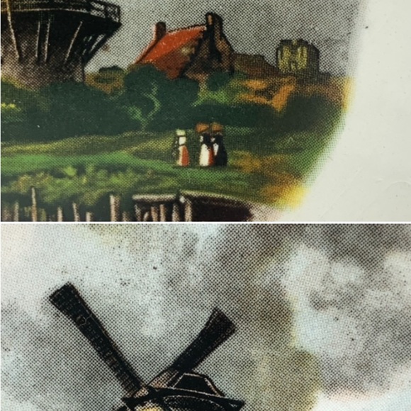 “The Windmill at Wiyk bij Duurstede” by Dutch Jacob van Raisdael c.1670 on plate - Picture 7 of 8